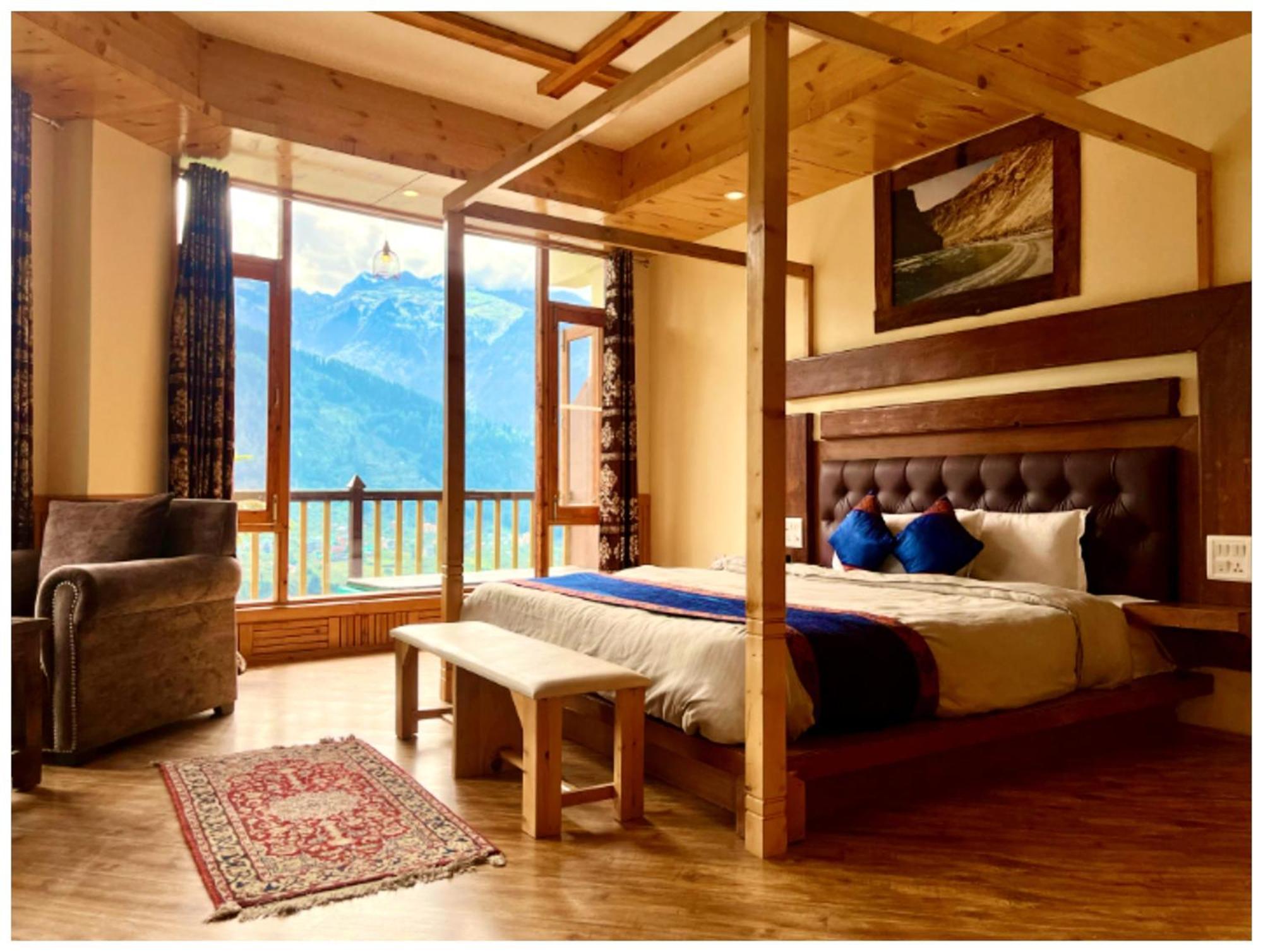 Manali Hotel T H E - B D - R E S O R T - Free Parking - Jungle Safari And Restaurant Facilities -Luxury & Spacious Room - Best Premium Hotel In Manali Exterior foto